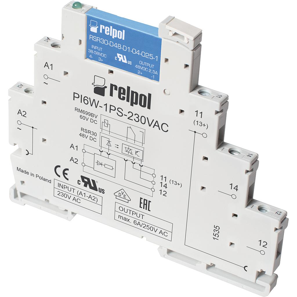 РЕЛЕ PIR6W-1PS-24VDC-O